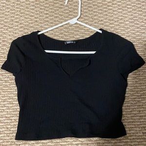 Shien black crop top! Never worn